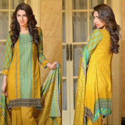 Reeva Linen Embroidered Unstitched Suit 4B